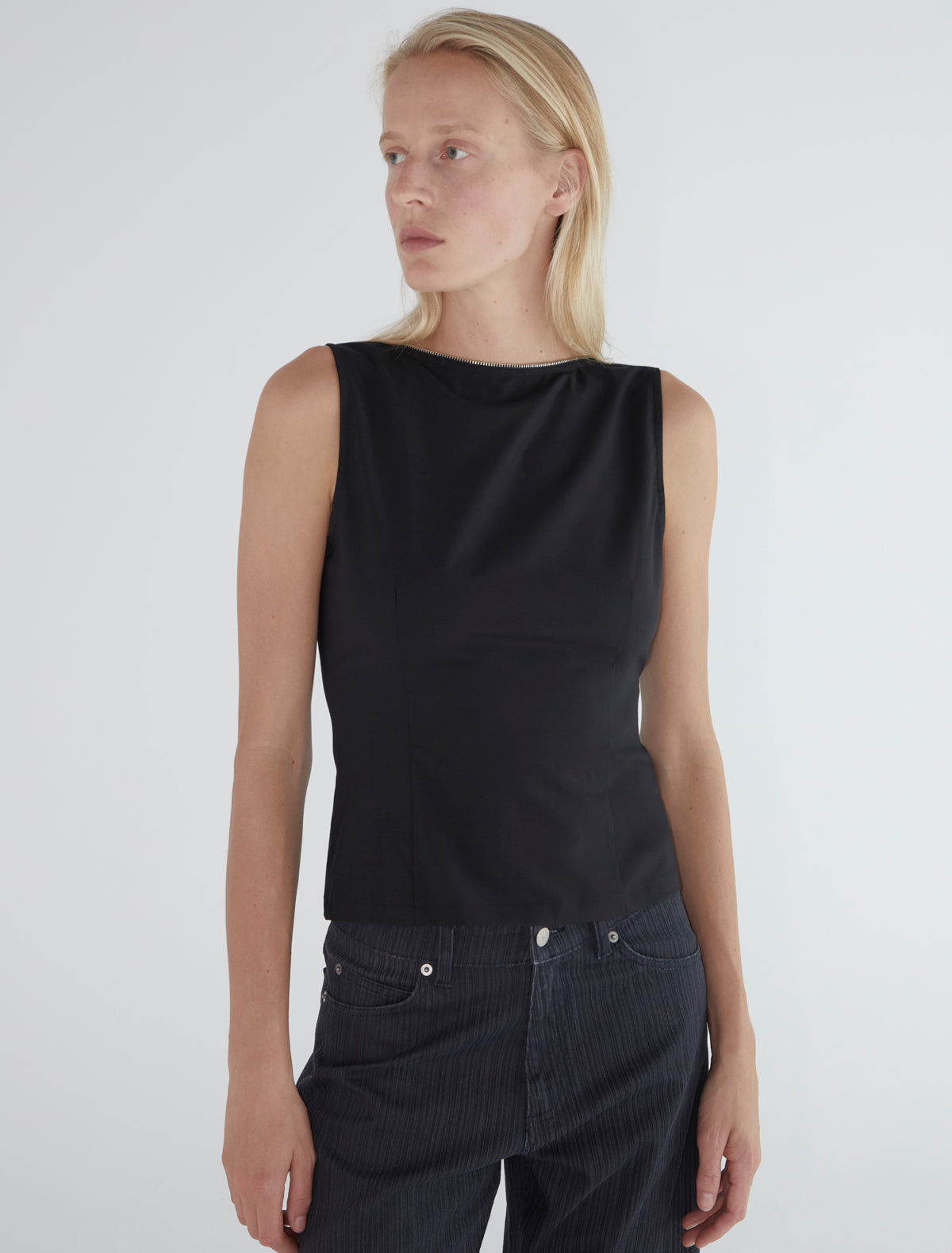 Paloma wool FLOE タンクトップ Paloma Wool: Black Oliveti Tank Top | SSENSE