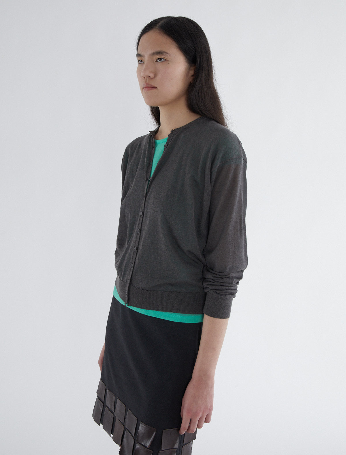 Junio delicate sheer cardigan