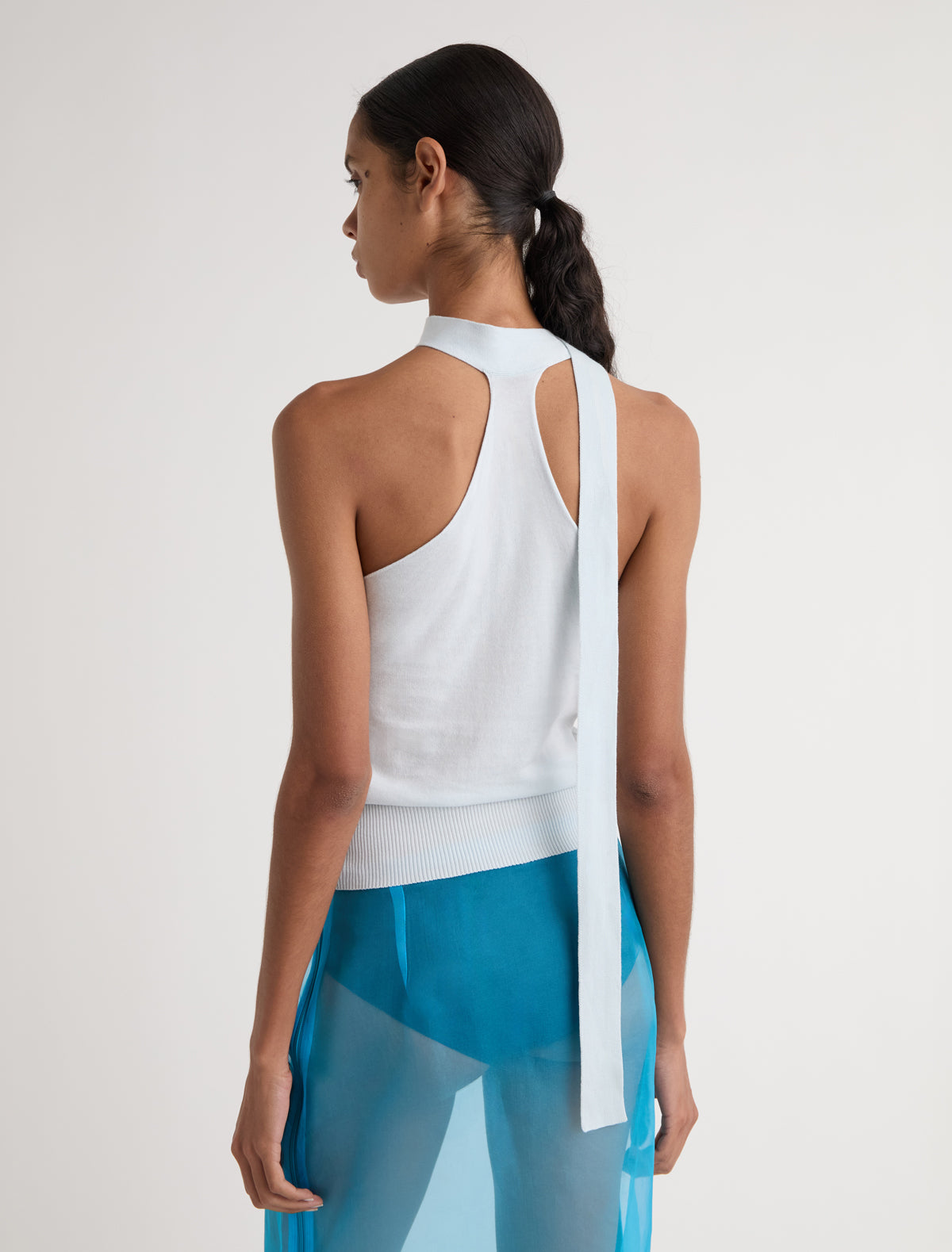 ALI-Knitted top with a scarf-style rolled collar – paloma wool
