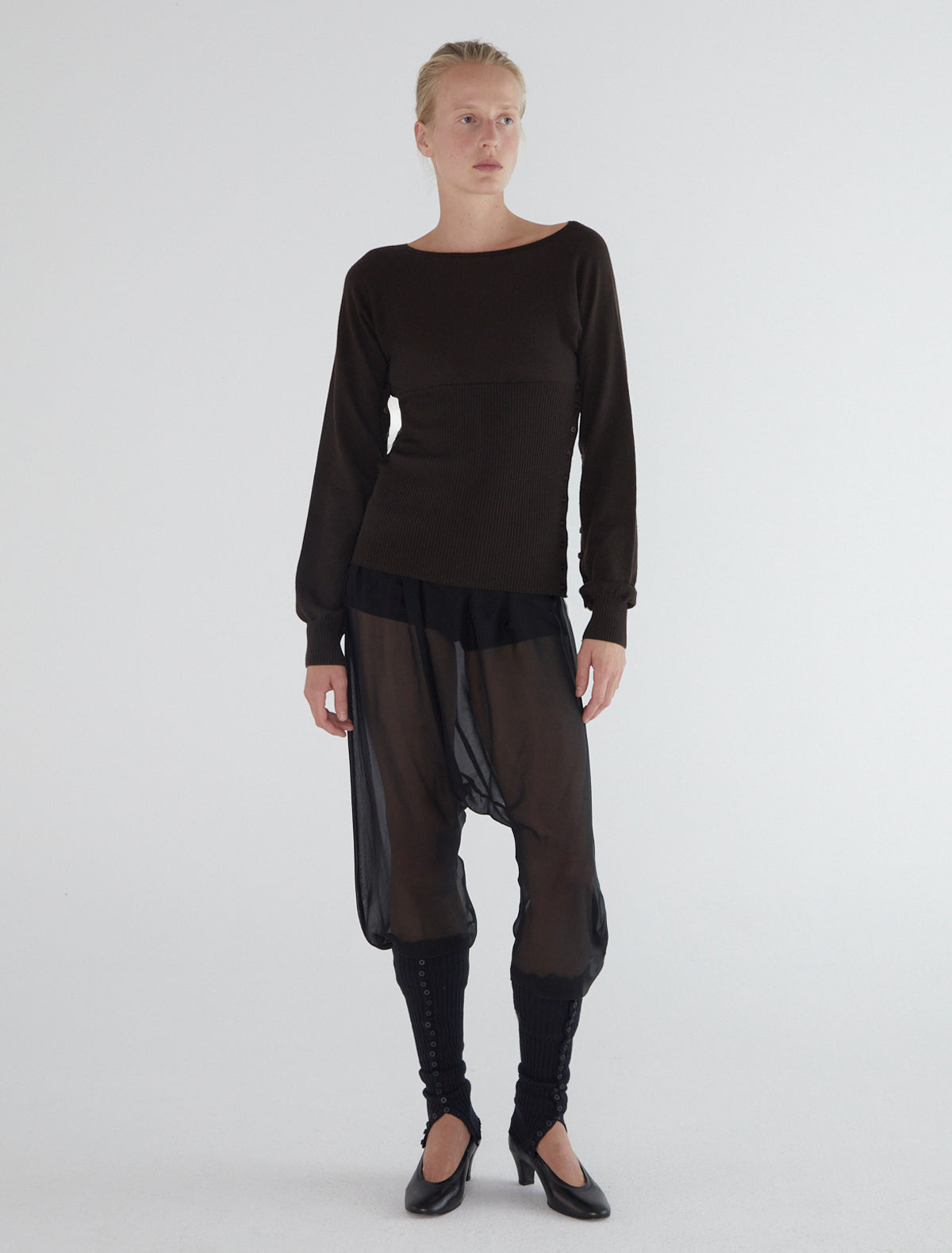 Fa cross shaped top button sides