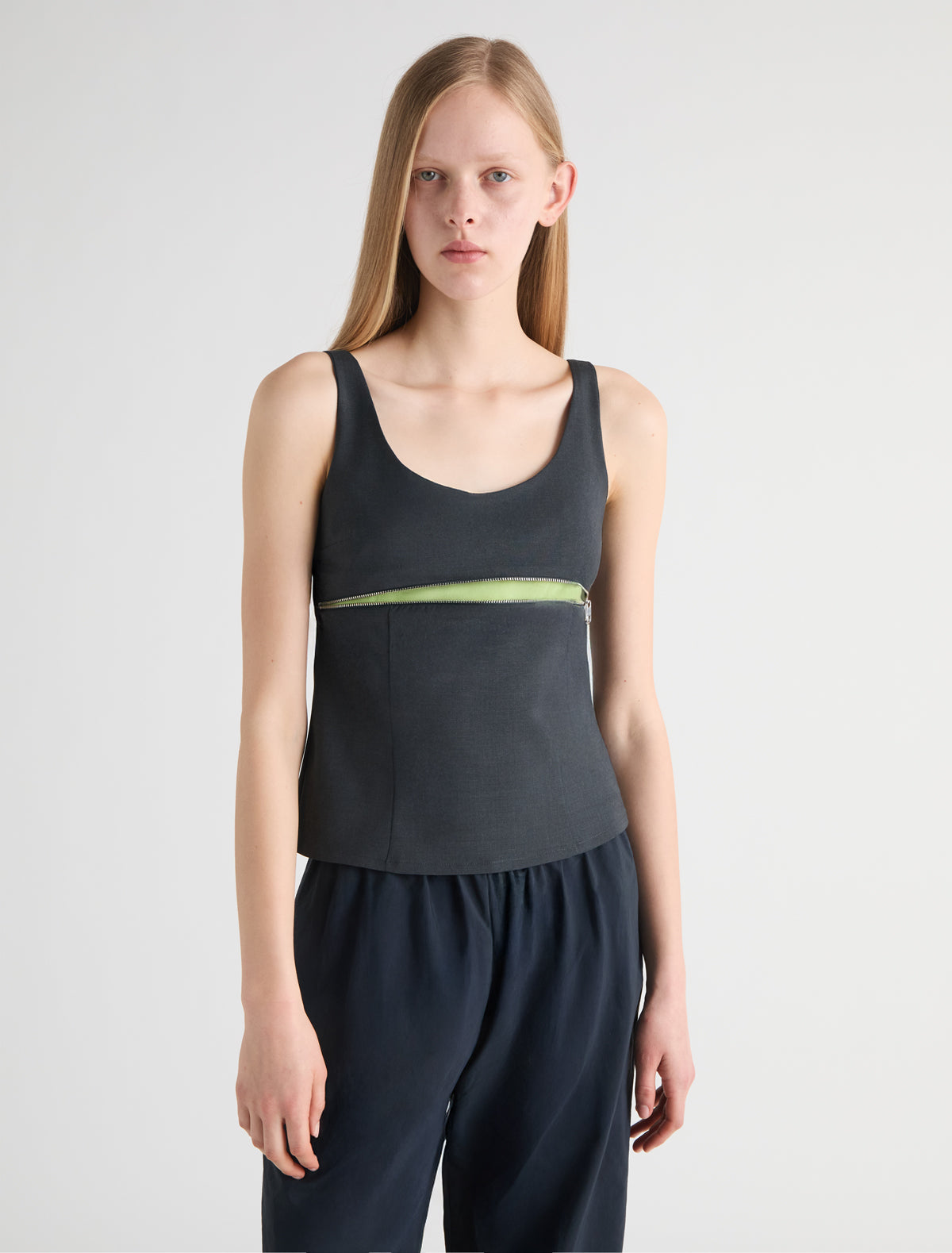 ISEE-Sleeveless top with a zipper detail under the bust – paloma wool