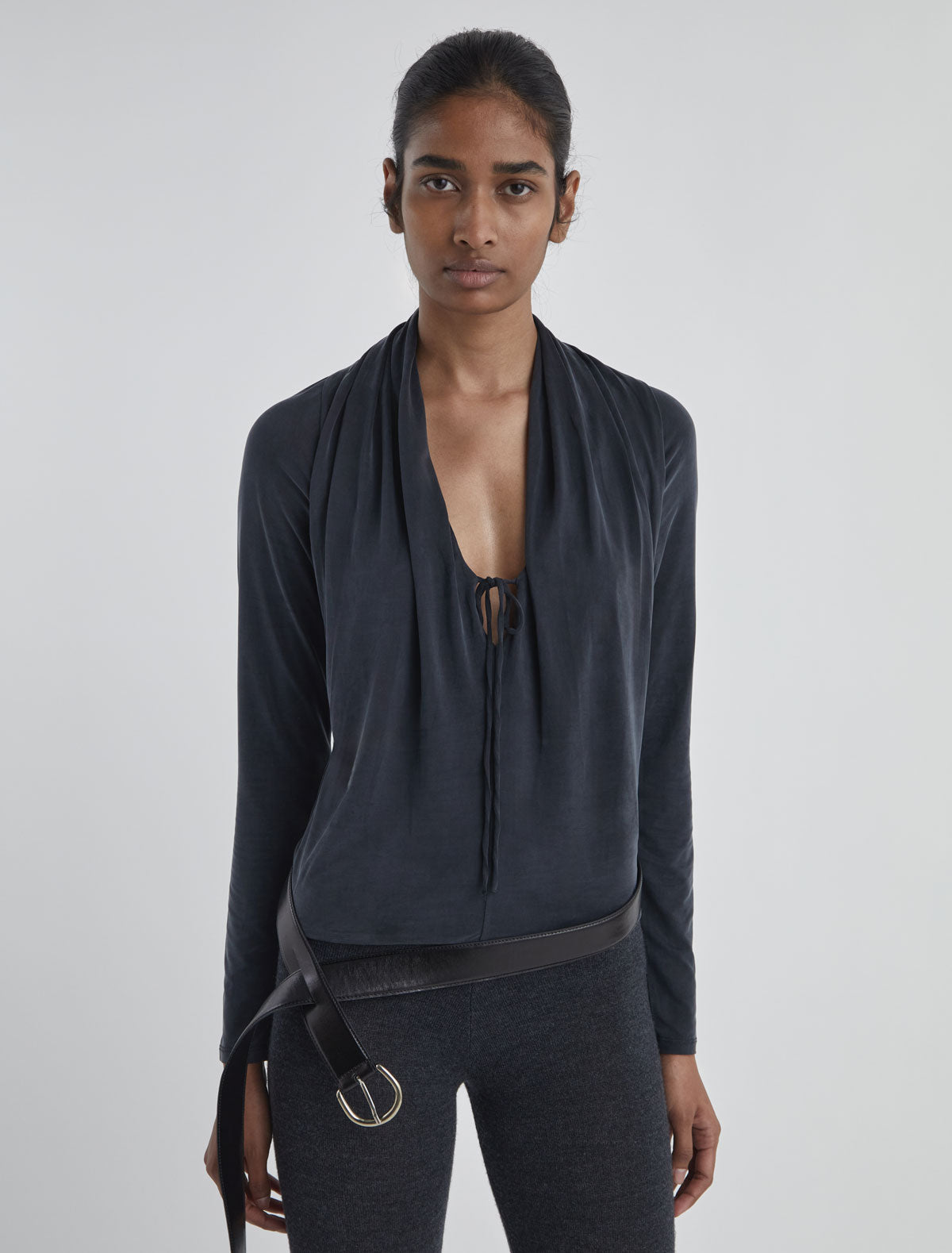 Long sapito long sleeve sapito top cupro