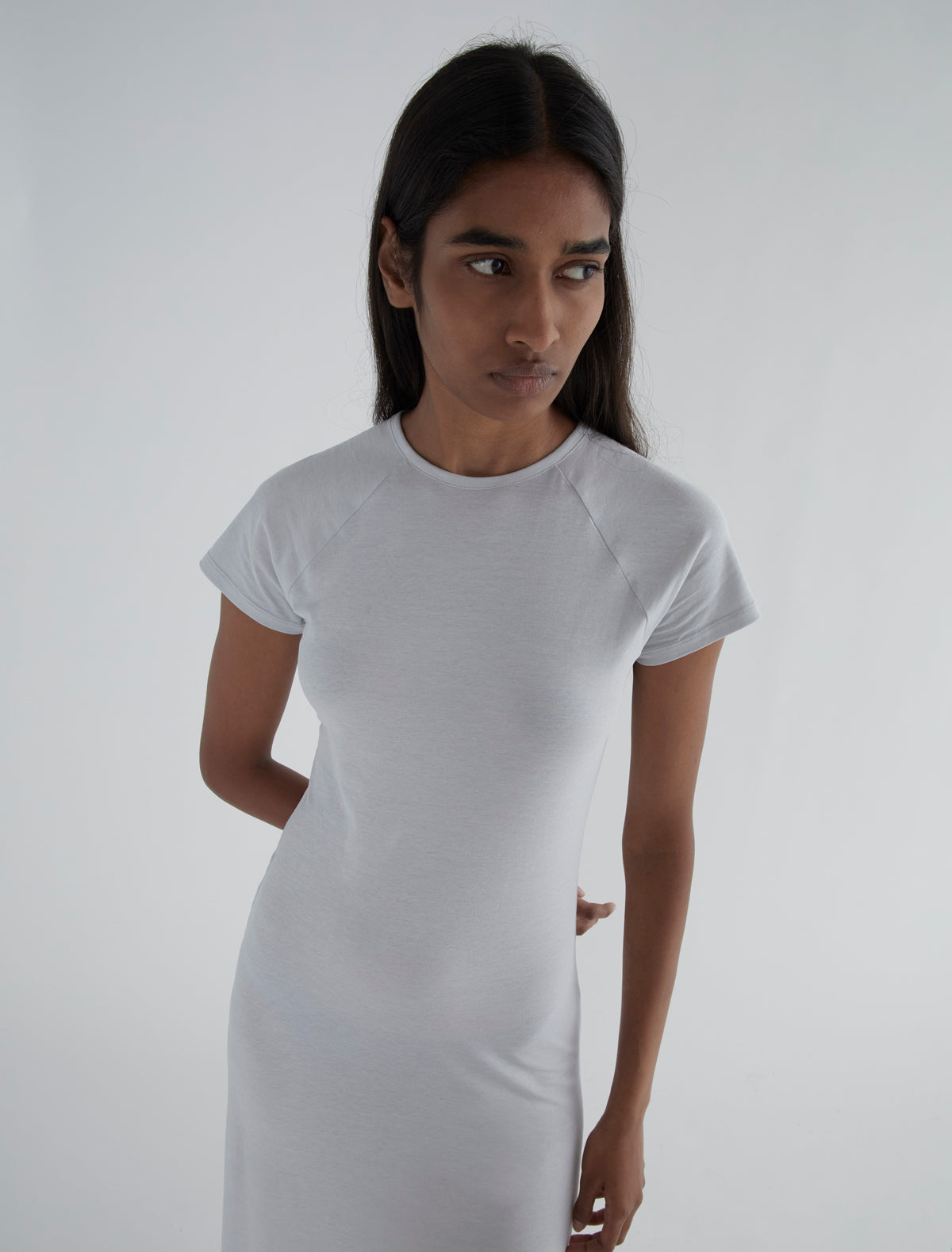 Quino dress short ranglan sleeves lightweight cotton