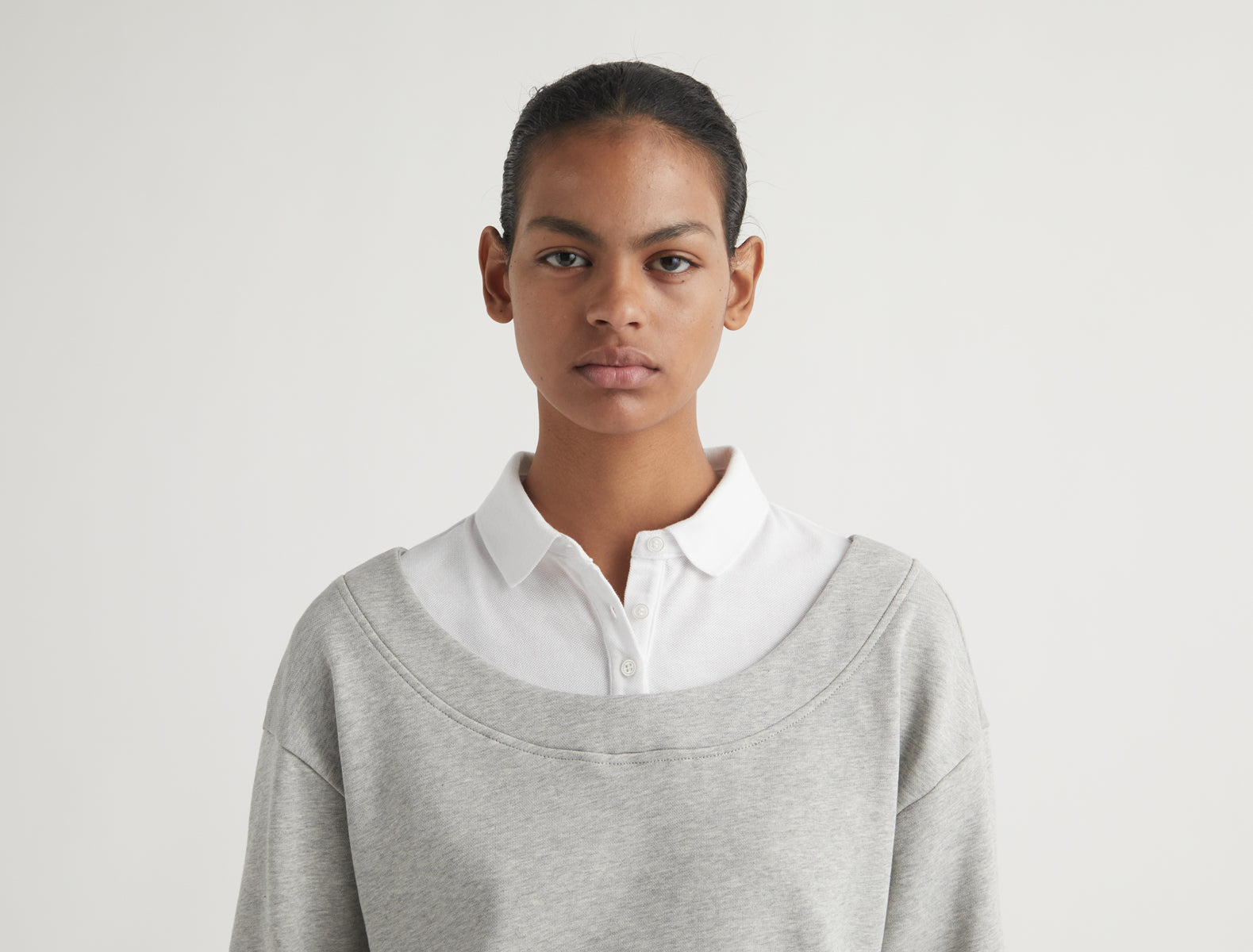 Belda two piece effect dress