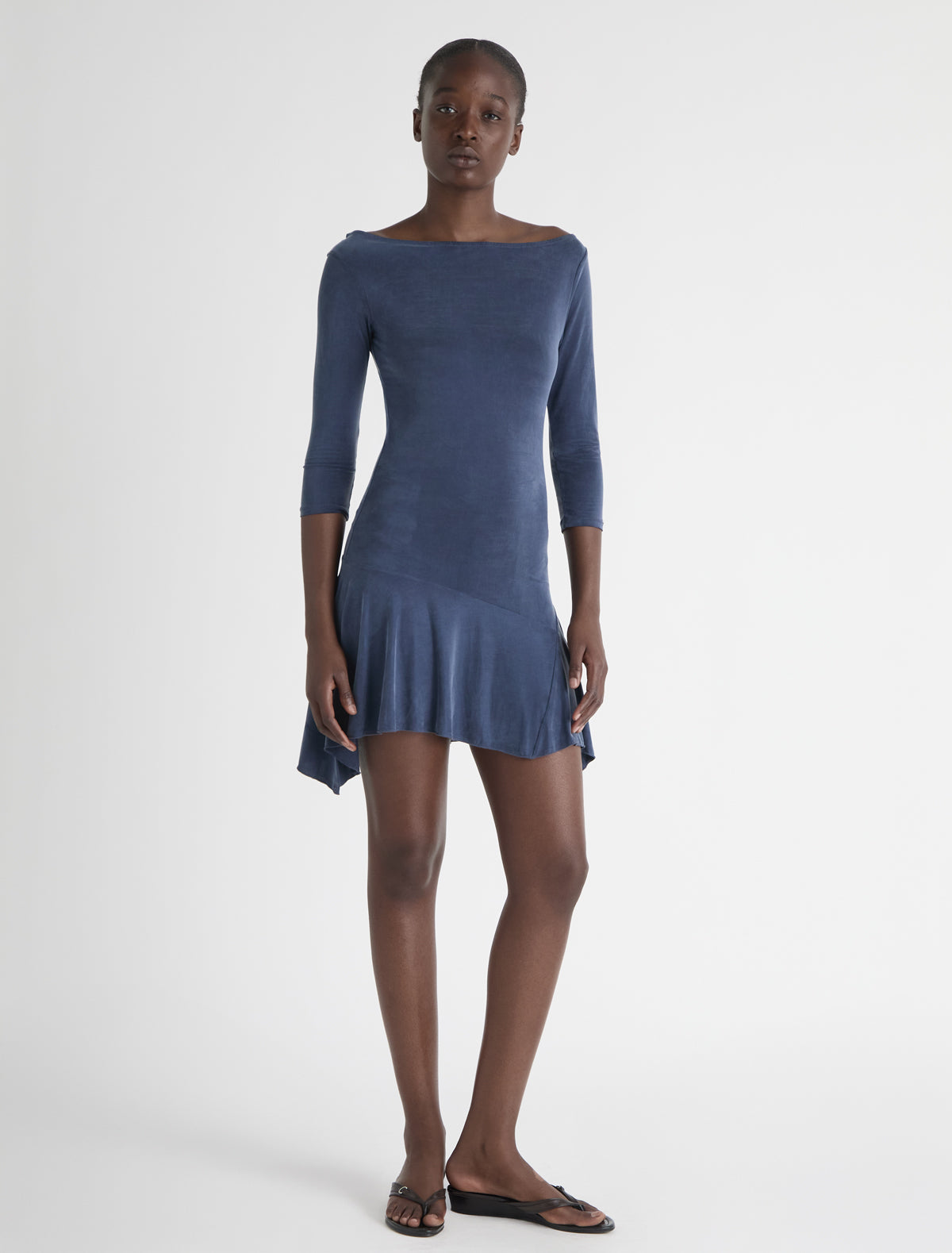 bec and bridge paloma mini dress blue Blue Paisley Printed Two Tone Split Neck Collared Three Quarter Sleeve –  SSYS main image 1