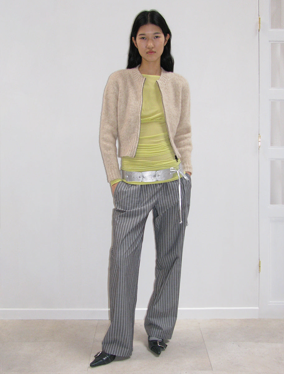 1BESI-Soft knitted cardigan with 