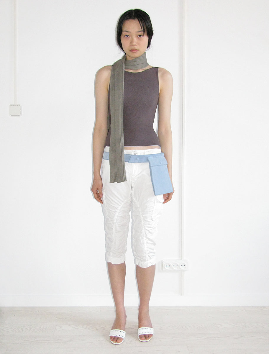 BOURGEOIS-Low-waisted capri pants with front pockets. – Paloma Wool